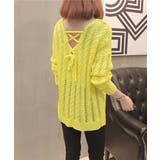 バッグレースアップ 透かし編みニット | SUNSHINE CLOSET | 詳細画像13 