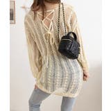 バッグレースアップ 透かし編みニット | SUNSHINE CLOSET | 詳細画像21 