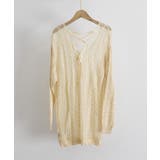 バッグレースアップ 透かし編みニット | SUNSHINE CLOSET | 詳細画像25 