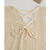 バッグレースアップ 透かし編みニット | SUNSHINE CLOSET | 詳細画像28 