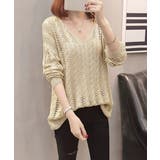 バッグレースアップ 透かし編みニット | SUNSHINE CLOSET | 詳細画像9 