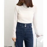 シースルートップス メロウフリルブラウス | SUNSHINE CLOSET | 詳細画像13 