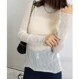 シースルートップス メロウフリルブラウス | SUNSHINE CLOSET | 詳細画像16 