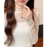 シースルートップス メロウフリルブラウス | SUNSHINE CLOSET | 詳細画像2 