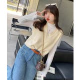 シースルートップス メロウフリルブラウス | SUNSHINE CLOSET | 詳細画像9 