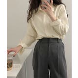 薄手シャツブラウス長袖レディース襟シャツ | SUNSHINE CLOSET | 詳細画像9 