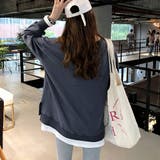 レイヤード風 スウェットトレーナー 春秋 | SUNSHINE CLOSET | 詳細画像7