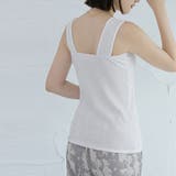 ブラ紐隠しインナー リブタンクトップ無地 | SUNSHINE CLOSET | 詳細画像12