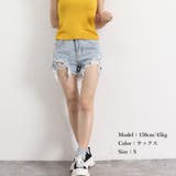 デニムショートパンツ ダメージレディース | SUNSHINE CLOSET | 詳細画像13 