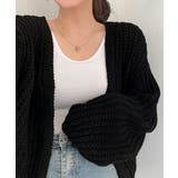ニットカーディガン レディース ボレロ風 | SUNSHINE CLOSET | 詳細画像5