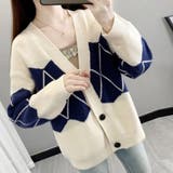 ニットカーディガン レトロ体型カバー秋冬 | SUNSHINE CLOSET | 詳細画像1