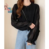 袖シースルートップス レディース 裏地付き | SUNSHINE CLOSET | 詳細画像1 