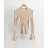 パール付きニットトップス フレアスリーブ | SUNSHINE CLOSET | 詳細画像23 