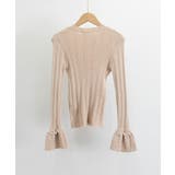 パール付きニットトップス フレアスリーブ | SUNSHINE CLOSET | 詳細画像24 