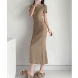 ポロニットワンピース 半袖 ロングワンピ | SUNSHINE CLOSET | 詳細画像14 