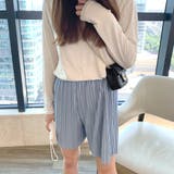 プリーツワイドパンツ2枚セット冷感タッチ | ANGELCLOSET | 詳細画像14