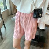 プリーツワイドパンツ2枚セット冷感タッチ | ANGELCLOSET | 詳細画像18