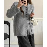 サイドリボンニットトップスボタンデザイン | SUNSHINE CLOSET | 詳細画像1 