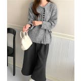 サイドリボンニットトップスボタンデザイン | SUNSHINE CLOSET | 詳細画像10 