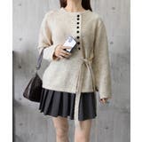 サイドリボンニットトップスボタンデザイン | SUNSHINE CLOSET | 詳細画像14 