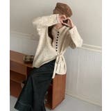 サイドリボンニットトップスボタンデザイン | SUNSHINE CLOSET | 詳細画像5 