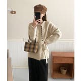 サイドリボンニットトップスボタンデザイン | SUNSHINE CLOSET | 詳細画像6 