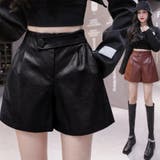 フェイクレザーショートパンツ 細見え 春 | ANGELCLOSET | 詳細画像8