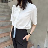 ネクタイブラウス レディース ブラウス夏 | ANGELCLOSET | 詳細画像10