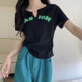 サマー ニットtシャツ レディース 韓国 | SUNSHINE CLOSET | 詳細画像5 