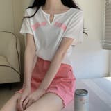 サマー ニットtシャツ レディース 韓国 | SUNSHINE CLOSET | 詳細画像9 