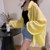 シアーシャツ 薄手シースルー羽織り 韓国 | SUNSHINE CLOSET | 詳細画像10 