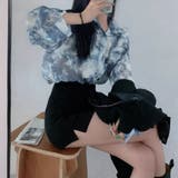タイダイ柄シアーシャツ シースルー羽織り | ANGELCLOSET | 詳細画像8 