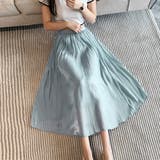 フレアスカート キャザー ロングスカート | SUNSHINE CLOSET | 詳細画像13