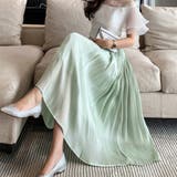 フレアスカート キャザー ロングスカート | SUNSHINE CLOSET | 詳細画像17