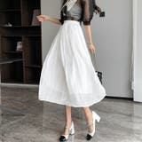 フレアスカート キャザー ロングスカート | SUNSHINE CLOSET | 詳細画像6