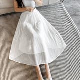 フレアスカート キャザー ロングスカート | SUNSHINE CLOSET | 詳細画像7