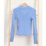 リブニットトップスレディースジップアップ | SUNSHINE CLOSET | 詳細画像23 