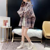 チェック柄シャツ 起毛シャツブラウス韓国 | ANGELCLOSET | 詳細画像10