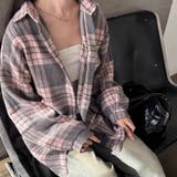 チェック柄シャツ 起毛シャツブラウス韓国 | ANGELCLOSET | 詳細画像16