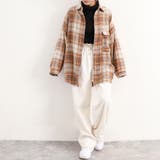 チェック柄シャツ 起毛シャツブラウス韓国 | ANGELCLOSET | 詳細画像23