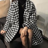 千鳥格子柄 ジャケット 中綿コート 秋冬 | SUNSHINE CLOSET | 詳細画像1