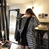 千鳥格子柄 ジャケット 中綿コート 秋冬 | SUNSHINE CLOSET | 詳細画像6