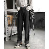 ハイウエストデニムパンツ ウエストボタン | SUNSHINE CLOSET | 詳細画像1 