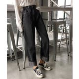 ハイウエストデニムパンツ ウエストボタン | SUNSHINE CLOSET | 詳細画像10 