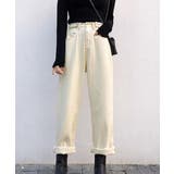 ハイウエストデニムパンツ ウエストボタン | SUNSHINE CLOSET | 詳細画像20 