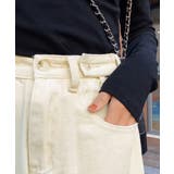 ハイウエストデニムパンツ ウエストボタン | SUNSHINE CLOSET | 詳細画像21 