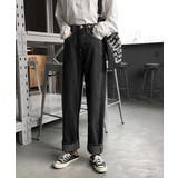 ハイウエストデニムパンツ ウエストボタン | SUNSHINE CLOSET | 詳細画像9 