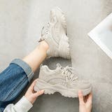 ダッドスニーカー レディース 韓国風厚底 | SUNSHINE CLOSET | 詳細画像1