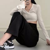 ストレートワイドパンツ レディース 韓国 | SUNSHINE CLOSET | 詳細画像14 