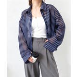 レディース UV対策冷房対策長袖シャツ透け感 夏服ブラウス | SUNSHINE CLOSET | 詳細画像14 